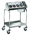 Тележка для столовых приборов и подносов B.PRO BLANCO BT 400 с набором опций 2, спец 00566316
