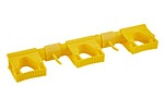 Держатель настенный VIKAN 420 мм, желтый, 10116