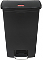 Контейнер с фронтальной педалью <b>Step-on </b>RUBBERMAID Slim Jim 68 л черный, 1883613