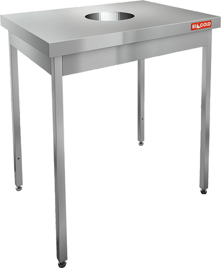 Стол для сбора отходов центральный HICOLD НДСО 9/6