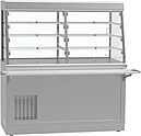 Витрина холодильная ABAT ПВВ(Н)-70Х-С-01-ОК, с колесами, 21000005391+21000001912