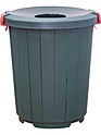 Бак с крышкой ТАРА.РУ 105 литров темно-зелёный, с крышкой с отверстием, МБ-105