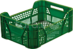 Ящик пластиковый ТАРА.РУ цвет зеленый,  110