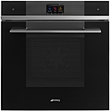 Шкаф духовой многофункциональный  SMEG HOME SFP6104WTPN с функцией пиролиза, 60 см, черное стекло