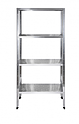 Стеллаж кухонный перфорированные полки LUXSTAHL СРП-1800*1000*300, мко470