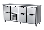 Стол холодильный АЛТЭК ШЕФ для хранения напитков TC BD 2-2-CBR-2-2