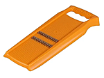 Терка для корейской моркови Libra Plast пластик,металл, H=2, L=33, B=12см, оранжев., 04160632, 4210349