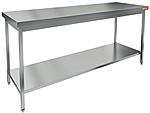 Стол нержавеющий разделочный центральный с полкой HICOLD НСО-18/7П