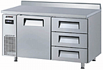 Стол холодильный TURBO AIR KWR15-3D-3-700 с бортом