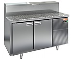 Стол холодильный для пиццы HICOLD PZ2-11/GN (1/6H) камень