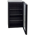 Шкаф холодильный со стеклом COOLEQ TBC-85 черный