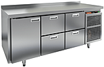 Стол холодильный HICOLD GN 122/TN усиленная столешница