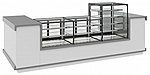 Витрина кондитерская ПОЛЮС Carboma KC71-110 VV 1,2-1 BUILT-IN (9005)