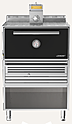 Печь угольная JOSPER HJX-PRO-S80-T NC цвет черный