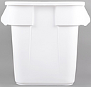 Контейнер квадратный RUBBERMAID BRUTE 106 литров белый, FG352600WHT