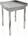 Стол производственный пристенный с двумя бортами без полки HICOLD НСО-6/7ББ