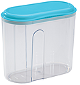 Емкость для сыпучих продуктов RESTOLA 1 литр голубой, 4312503