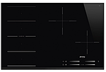 Панель варочная индукционная  SMEG HOME SI1F7845B,  78 см, Flexi4Zone, прямой край