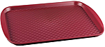 Поднос с ручками RESTOLA 450x350 мм бордовый, 422106621