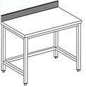Стол производственный БСВ СПЭ-717 Б 1700х700х850 с бортом, без полки, неразборный