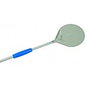 Лопата для пиццы поворотная d=23 см. l=150 см. нерж. Azzurra Gimetal, I-23