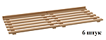 Комплект деревянных полок ATESY К ШЗХ-С-1000.600-02-К (натур. бук)