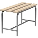 Скамья РОССИЯ КОМ СТ натуральный (дерево/сталь, 800х350х450 мм), 1791408