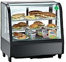 Витрина холодильная настольная KORECO RTW100L черная