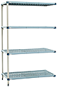 Стеллаж дополнительный 4 полки METRO EUR 935x540х1600 мм, AQ436G3