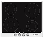 Панель варочная индукционная SMEG HOME SI964BM, 60 см, белая, фурнитура Victoria