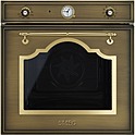 Шкаф духовой многофункциональный SMEG HOME SF750OT 60 см, 11 функций, латунный, фурнитура полированная латунь
