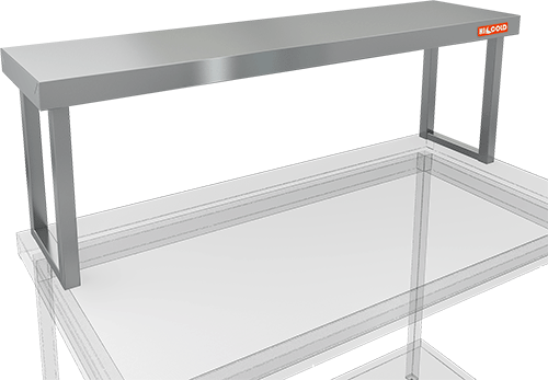 Полка настольная одинарная HICOLD НПСТ1-8/3