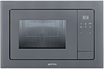 Печь микроволновая встраиваемая SMEG HOME FMI120S1,  серебристый
