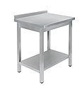 Стол универсальный LUXSTAHL СПУ-7/6 со сплошной полкой нерж., мко120