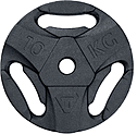 Блин стальной, 10 кг 1050-100 Weight Plate, 10.0 kg чёрный р.one size A21TTOWE019-99 one size, RPYCR62W3I