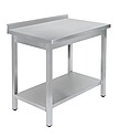 Стол универсальный LUXSTAHL СПУ-12/6 со сплошной полкой нерж., мко101