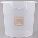 Контейнер пищевой круглый RUBBERMAID 3.8 л коричневая метка, 1980393