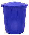 Бак мусорный ТАРА.РУ МБ-80, 80 литров, синий