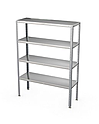 Стеллаж ATESY СТК-С- 950.400.1600-02-Н (СТКН-950/400), 309209