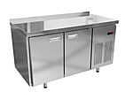 Стол холодильный KRONER СХБ 2-140-70 с бортом, агрегат справа