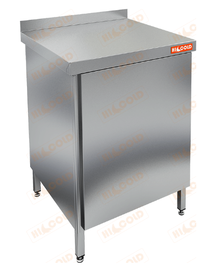 Стол производственный пристенный с распашными дверями HICOLD НСЗ-6/7БП