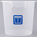 Контейнер пищевой круглый RUBBERMAID 3.8 л синяя метка, 1980393