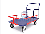 Тележка платформенная RUSKLAD ТПБ 1, платформенная с бортиком.