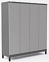 Шкаф ДИКОМ УНО-441 на ножках, цвет корпуса и дверей антрацитово-серый RAL 7016, 31.1402-221
