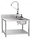 Стол предмоечный ABAT СПМП-7-4, с душем, 21000808424