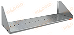 Полка нержавеющая настенная сплошная перфорированная HICOLD НПС-12/3 П