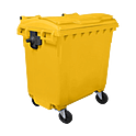Контейнер мусорный на колёсах ТАРА.РУ 770 л желтый, MGBG-770