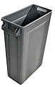 Контейнер для мусора пластиковый TRUST SLIM L 50 1213GY, 87 литров