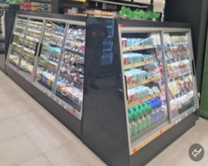 Витрина кондитерская FRIGO ZIKA OSLO SEMI VERIKAL PLUG IN  937 мм