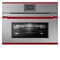 Шкаф духовой с микроволнами KUPPERSBUSCH CBM 6550.0 G8, серое стекло, Hot Chili